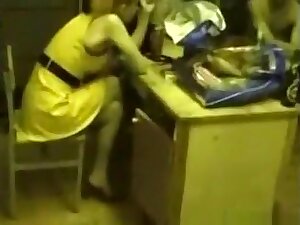 Russian army . 1 girl gets fucked in group in the military complex