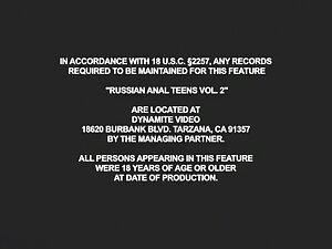 Russian Anal teens 18+ 2