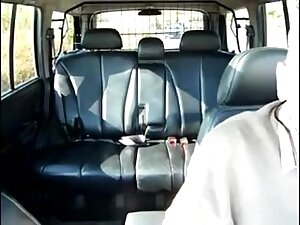 Young street hooker serves old man in his car