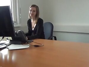 Office sex with austrian girl