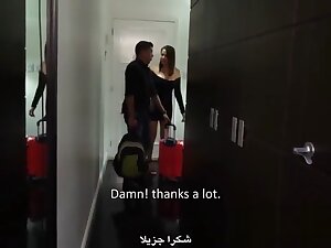 Step mom and Step son spend a night in a hotel