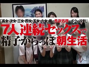 a guy fuck with 7 different girls