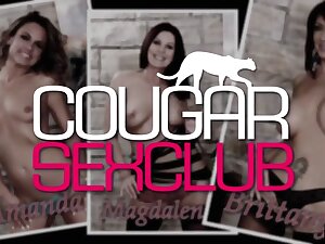 Three Mature Whores Demand A Cunt Fucking From A Young Stud