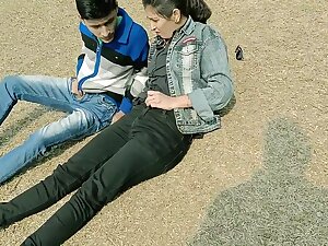 18yrs Boy Fucking 25yrs Girl At Outdoor! Desi Love Sex
