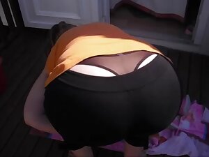 Les leggings de la grosse lorence