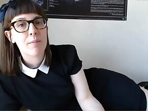 Cute nerdy girl