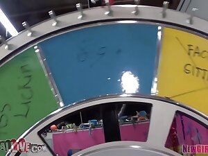 Riley Reid In A Crazy Game Show Gets Cum In The Worst Place!