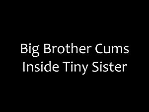 Big Step brother Cums In Little Step sister