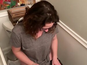 Friends husband sneaks into the bathroom and surprises BarecVelvet
