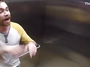 Topless Elevator Prank 3