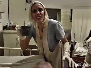 Kinky babes are having a hardcore, horror sex adventure, n the middle of the night