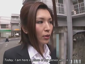 Office slut Mai Kuroki gets rammed and facialized