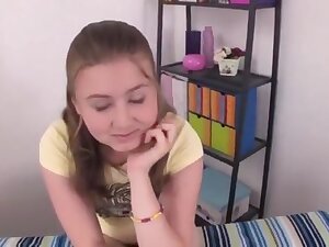 Chubby girl gets ass fucked