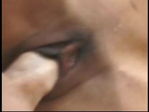 Oriental caught masturbating on sofa