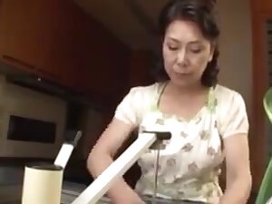 Japanese Step mom caught by stepson