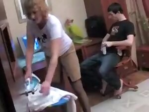 Russian Step mom Emilia with her boy Vitas 1