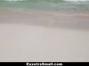 ExxxtraSmall - Cutie Fucked in Rainbow Swimsuit