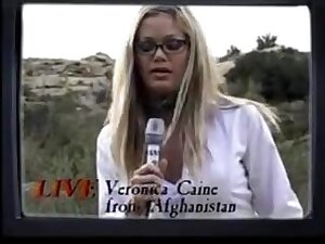 Blonde Report gets Hard Gangbanged from Afgan Soldiers