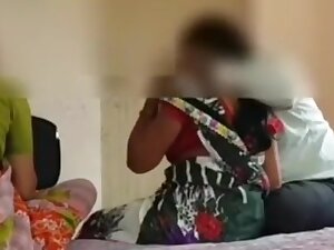 Threesome with Saree Aunties