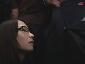 Shy and used in public