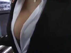 Asian girl in the bus