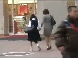 Step mother and Step daughter on bus
