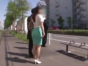 Miki bus sex skirt ass bukkake