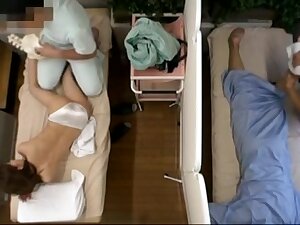 Beautiful wife who Cuckold next to husband