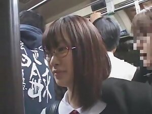Exotic Japanese girl Mizuki Akiyama, Hina Umehara, Anna Mutsumi in Best Bus JAV movie