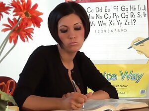 Slutty School Teacher Dylan Ryder Does Step dad