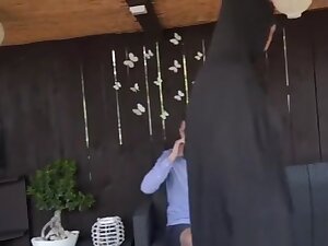 Sex With Muslim Hijab Step mom