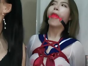chinese bondage training - bondage walking full