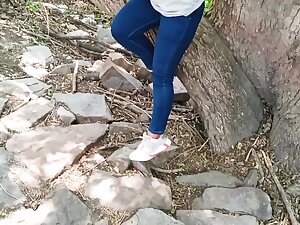 Cute Desi teen 18+ Naked Girl Fucked In Public