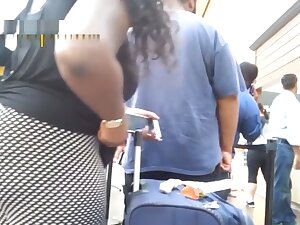 woman in airport