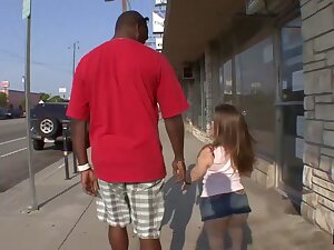 Lee Bang in Mini Mya Has A Big Of A Thing For Big Black Guys - Wankz