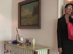 Stepson fucks his asian stepmom