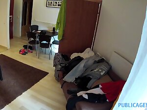 PublicAgent: Homemade video with the hotel cleaner