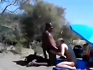 Cuckold Wife At A Beach With Many Onlookers