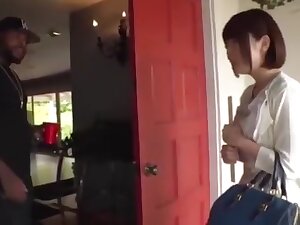 Japanese teen 18+ takes massive black cocks