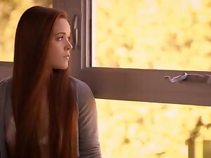 Kimberly Brix - Red Head College Girl With Black Sugar Step daddy Deep Throat Blowjob Ball Licking Creampie Big Dick IR Hardcore SiteRip