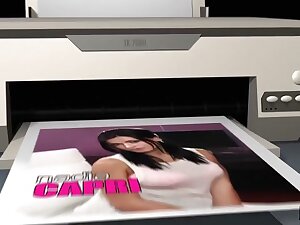 Sexy Leggy Office Hottie Nadia Capri Gets a Dick Ride
