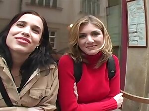 Friends On Vacation Get Their First Taste Of Pussy And Anal