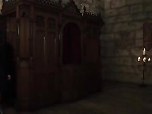 Wife gets fucked in church