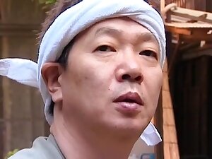 Crazy Japanese slut Yumi Kazama in Amazing Doggy Style JAV scene