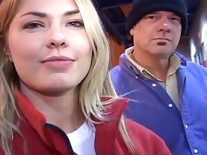 Nineteen Year Old Hottie Rides Old Cock