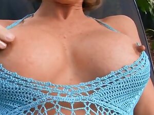 Mature Sharona Gold Slammed Up Ass In The Park