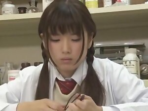 Crazy Japanese whore Ren Azumi, Miyabi Tsukioka in Horny Small Tits, Doggy Style JAV video