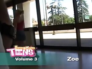 Naughty 18 Year Old Zoe in Threesome