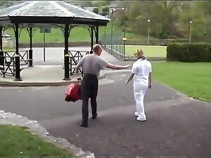 Nasty Granny Fucking on the Floor