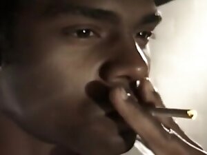Kitten Uses Her Wet Black Pussy To Fuck Byron Long